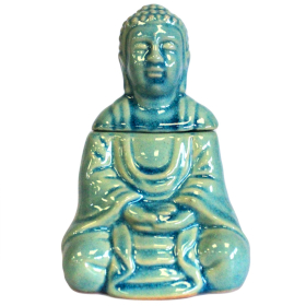 Buddha Așezat Aroma Lampă - Albastru