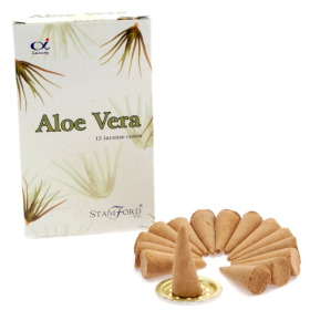 12x Conuri Parfumate - Aloe Vera