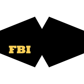 3x Mască de Protecție ptr. Față Reutilizabilă - FBI (Adulți)