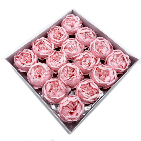 16x Flori de Săpun pentru Mâini Îndrăznețe - Bujor Mare - Roz
