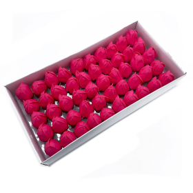 50x Flori de Săpun pentru Mâini Îndrăznețe - Lalea - Roz Închis