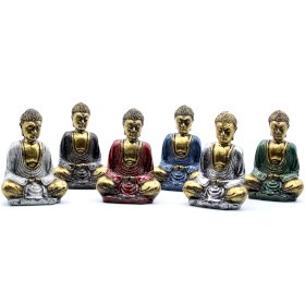 6x Mini Buddha Auriu (Diferite Culori)