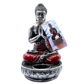 Sfeșnic Buddha - Roșu - Mediu
