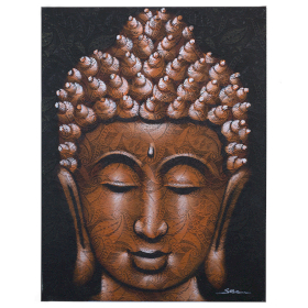 Tablou Buddha - Detaliu Brocart de Cupru