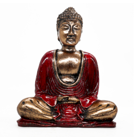 Buddha Roșu - Auriu - Mediu