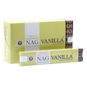 12x 15g Bețișoare Parfumate Golden Nag - Vanilie