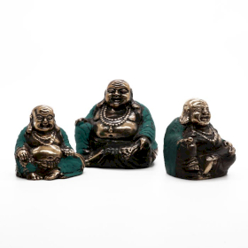 Set de 3 - Buddha Fericiți - Diferite Dimensiuni