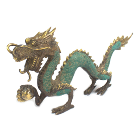 Fengshui - Dragonul Mediu Cu Minge - 27cm