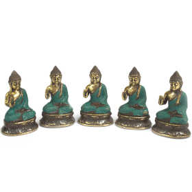 5x Mini Buddha Așezați - Mâna Sus