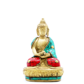Figurină Buddha din Alamă - Amitabha - 9.5 cm