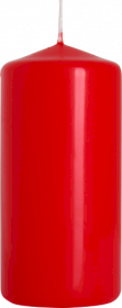8x Lumânări Cilindru 50x100mm - Roșii