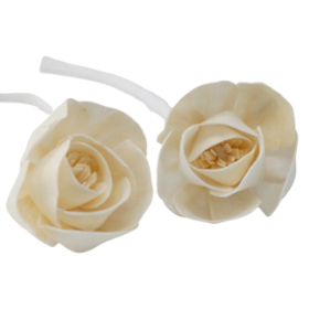 12x Difuzor de Aromă Floare Naturală - Trandafir Mare
