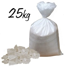 Sare Albă de Himalaya - Bucăți Mari de Cristale - 25kg