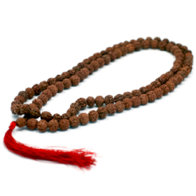 3x Brățară 108 Rudraksha Mala - Maro