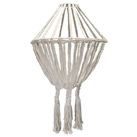 Abajur Mare din Macrame - Natural