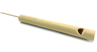 20x Fluier Simplu din Bambus