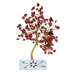 Arborele Fericirii Jasper Roșu - 160 de Pietricele