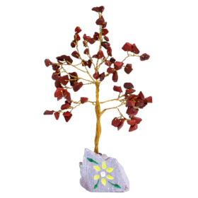 Arborele Fericirii Jasper Roșu - 80 de Pietricele