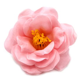 36x Flori de Săpun pentru Mâini Îndrăznețe - Camelie - Roz Deschis