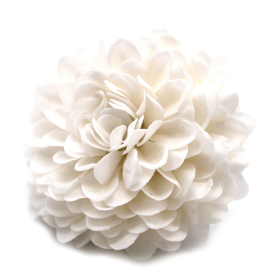 28x Flori de Săpun pentru Mâini Îndrăznețe - Crizantemă Mică - Alb