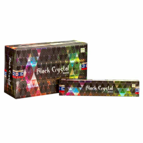 12x Bețișoare Parfumate Satya Black Crystal - 15g