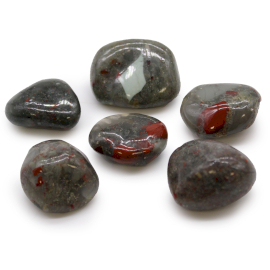 6x Pietre Africane Mari - Bloodstone - Sephtonite