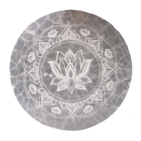 Platou Selenit Mediu 10 cm - Lotus Mandala