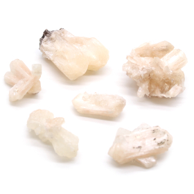 6x Stilbite în Combinație cu Apofilit 20-30mm