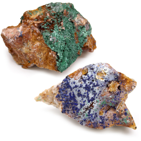Mostre de Minerale - Azurit Malachit (aprox. 20 bucăți)