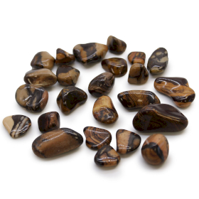 24x Pietre Africane Mici - Jasper Nguni