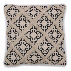 2x Husă de Pernă Clasică - Lux Criss-Cross și Imprimeu - 45x45cm