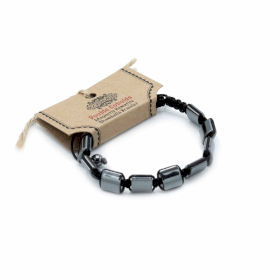 3x Brățări Shamballa din Hematit Magnetic - Cuburi Duble