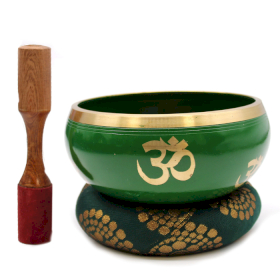 Set Mare de Vase Cântătoare Arborele Vieții - Verde 14cm