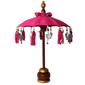 Umbrelă de Soare Bali Home Decor - Bumbac - Roz - 40 cm