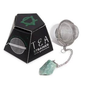 4x Infuzor de Ceai cu Cristal - Aventurin Verde