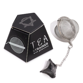 4x Infuzor de Ceai cu Cristal - Obsidian Negru