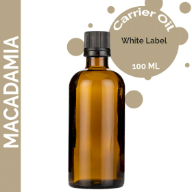 10x Ulei Purtător de Macadamia - 100 ml - Fără Etichetă