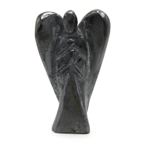 Înger Sculptat Manual - Piatră Prețioasă - Hematit