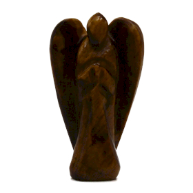 Înger Sculptat Manual - Piatră Prețioasă - Ochi de Tigru