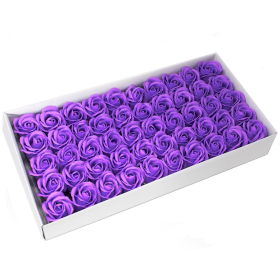 50x Flori de Săpun pentru Mâini Îndrăznețe - Trandafir Mediu - Lavandă
