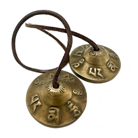 Tingsha Tibetană - Simboluri Norocoase - aprox. 6cm