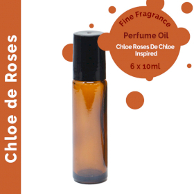 6x Ulei Parfumat Fin - Chloe de Roses 10ml - Fără Etichetă