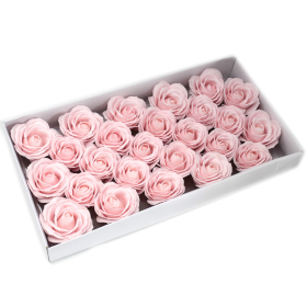25x Flori de Săpun pentru Mâini Îndrăznețe - Trandafir Mare - Roz