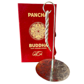 Set cu Frânghii Parfumate și Suport Argintiu - Buddha Pancha