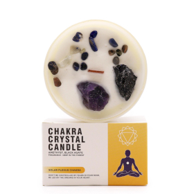 Lumânări Chakra cu Pietre Prețioase - Chakra Plexului Solar