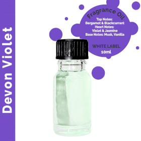 10x 10 ml Ulei Parfumat Devon Violet- Neetichetat
