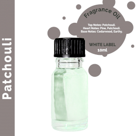 10x 10 ml Ulei Parfumat Patchouli - Neetichetat