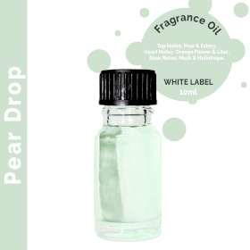 10x 10 ml Ulei Parfumat Pear Drop - Neetichetat
