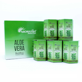 12x Pachet de 10 bucăți de Tămâie Masala Fum Curgător - Aloe Vera