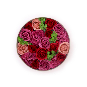 Cutie Rotundă - Trandafiri Vintage